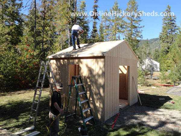 Utility Shed Built On-Site