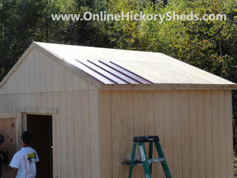 Utility Shed Built On-Site