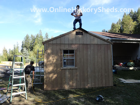 Utility Shed Built On-Site