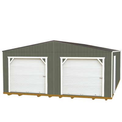 hickory sheds double wide utility shed