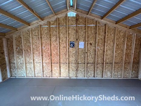 Old Hickory Side Gable Shed