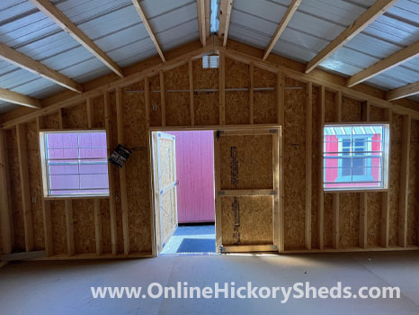 Old Hickory Side Gable Shed