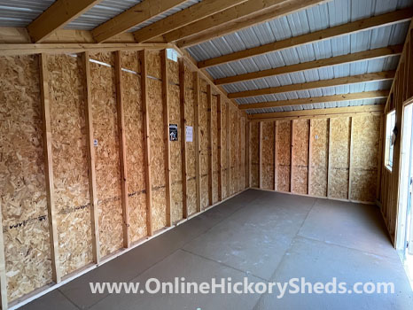 Old Hickory Side Gable Shed