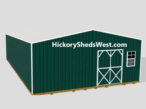 hickory sheds DW utility shed small 12