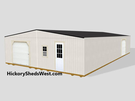 hickory sheds DW utility shed small 13