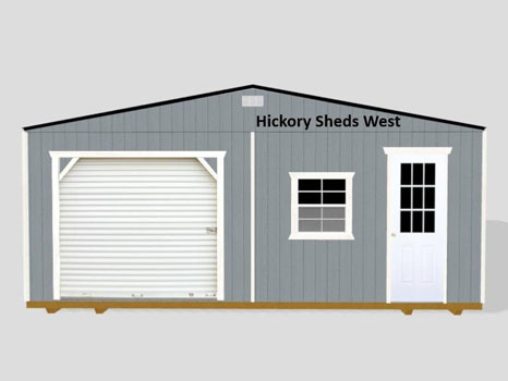 hickory sheds DW utility shed small 14