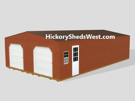 hickory sheds DW utility shed small 19