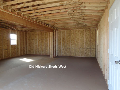 hickory sheds DW utility shed small 3
