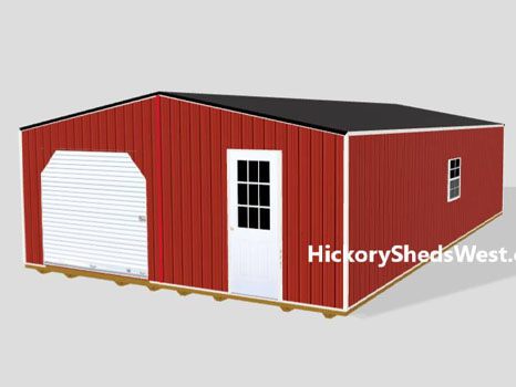 hickory sheds DW utility shed small 8